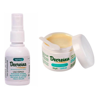 Antimicótico Para Unhas + Creme Rachadura Pés - Kit Decreína Antimicótico Para Unhas + Creme Rachadura Pés - Kit Decreína
