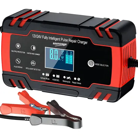 Cargador de Batería Auto/Moto 12v-24v Inteligente Anhtczyx