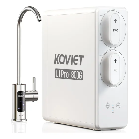Sistema De Ósmosis Inversa Koviet U1 Pro 800gpd Sin Tanque