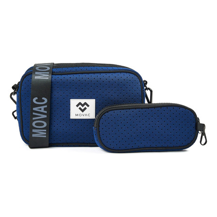 Cartera Bandolera Mv Movac Summer Neopreno Mujer Acabado De Los Herrajes Níquel Color Azul Correa De Hombro Negro Diseño De La Tela Liso Cartera Bandolera Mv Movac Summer Neopreno Mujer Acabado De Los Herrajes Níquel Color Azul Correa De Hombro Negro Diseño De La Tela Liso