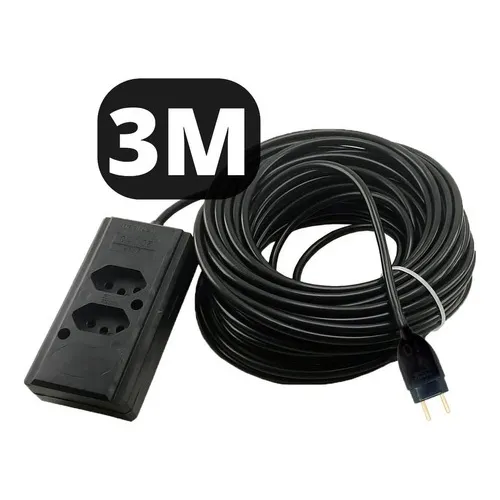 Extensão 127/220V Alta Potencia Para Maquina De Solda 3 Metros 127V/220V
