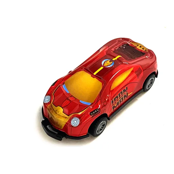 Auto De Juguete Marvel 8cm Gira Al Chocar Pull Back Nene