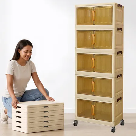 Organizador Multiuso 5 Gavetas Rodinhas 50cm Largura