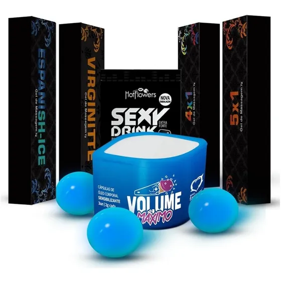 Creme Corporal Ice Bolinha Explosiva Volume Máximo Apertadi