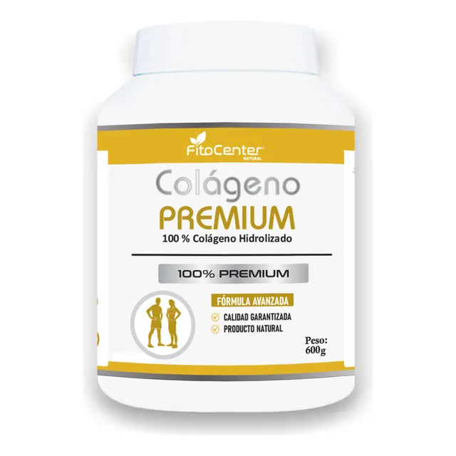 Colageno Hidrolizado Puro Fitocenter Natural Premium 600g