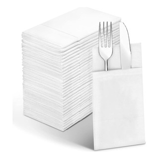 Servilletas De Papel Tipo Lino Con Bolsillo Para Cubiertos Servilletas De Papel Tipo Lino Con Bolsillo Para Cubiertos