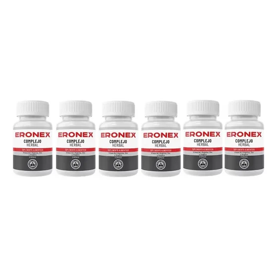 Suplemento en cápsula ERONEX L arginina x 980mg