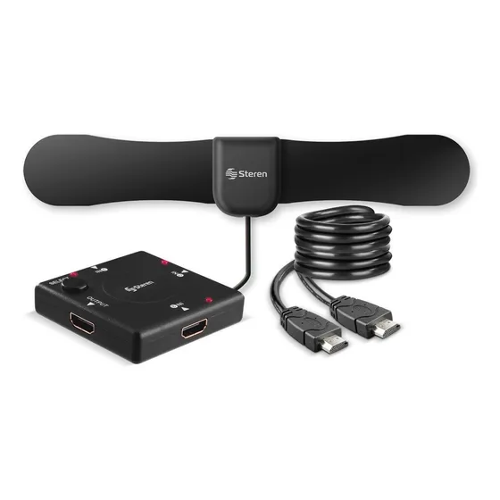 Antena, Divisor De Señal Y Cable Hdmi Pack-vid-15 Steren