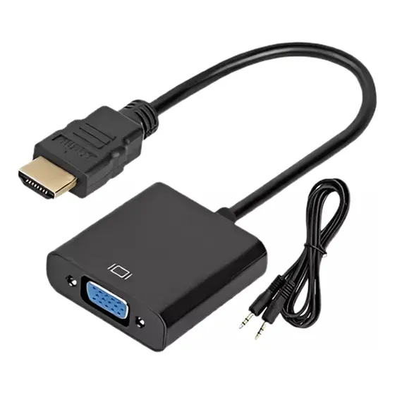 Adaptador Hdmi A Vga  Con Audio Generico