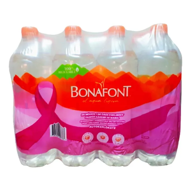 Agua Bonafont Natural 12 Piezas De 1.2 Litros