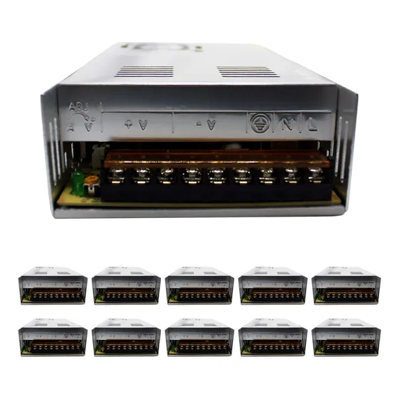 Kit 10 Fonte Chaveada 24v 30a 720w Estabilizada Bivolt