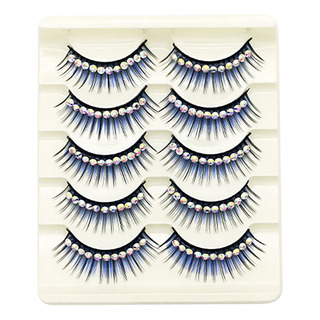5 Pares De Pestañas Postizas De Colores Tridimensionales Mul 5 Pares De Pestañas Postizas De Colores Tridimensionales Mul