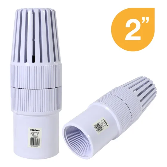 Valvula Check Maraca Filtro Succion Pvc 2pul  Roscada Griven