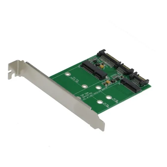 Sedna - Pci/pcie Mounting Adapter For 1 X Msata Ssd Y 1 X Ng