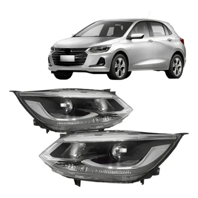 Par Farol Cromado C/projetor S/led Onix Rs 2020 A 2024