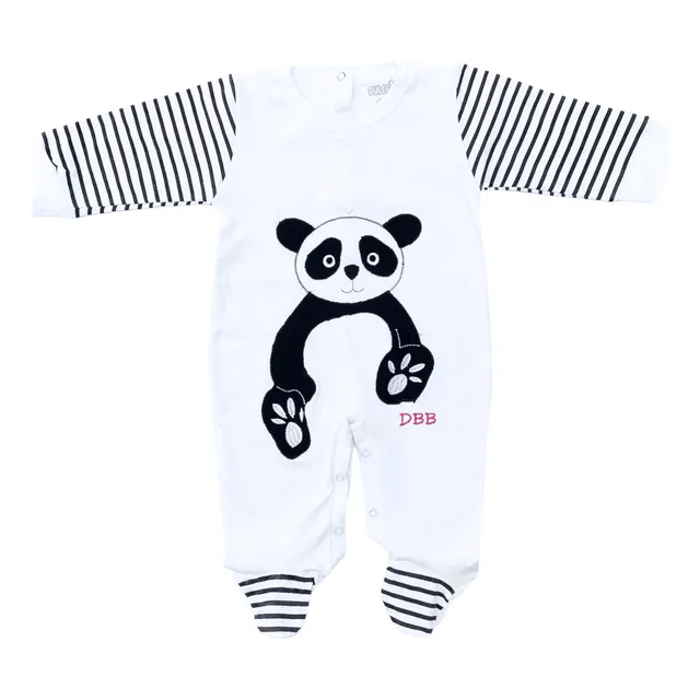 Enterito 100% Algodón Dulcebb Panda Para Niño