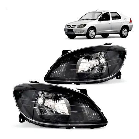 Par Farol Celta 2007 A 2015 Prisma 2006 A 2012 Mascara Negra