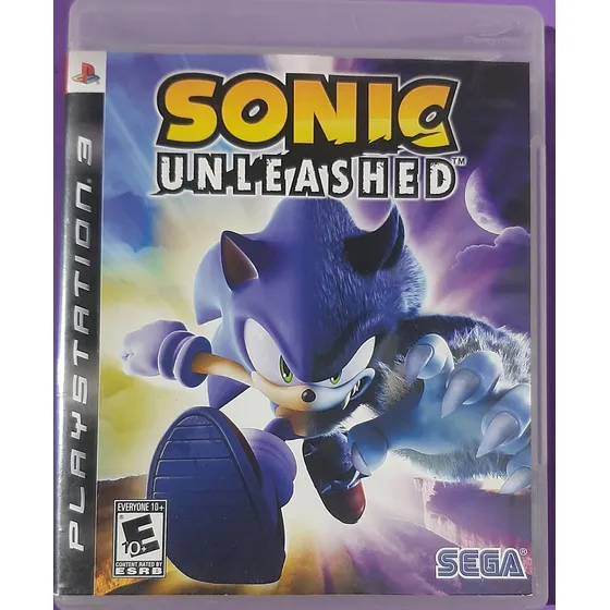 Jogo De Ps3 Sonic Unleashed Completo Semi-novo