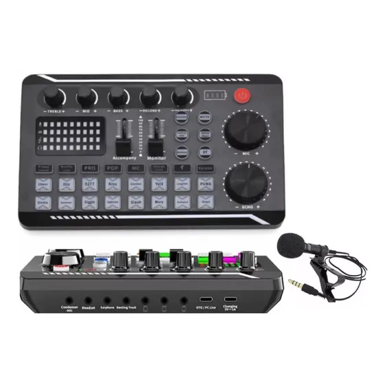 Mesa Placa De Som Para Efeito De Audio Live Radio Som Top