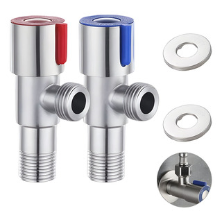 Jgo Llave Angular Para Control Paso De Agua (2 Piezas) Jgo Llave Angular Para Control Paso De Agua (2 Piezas)