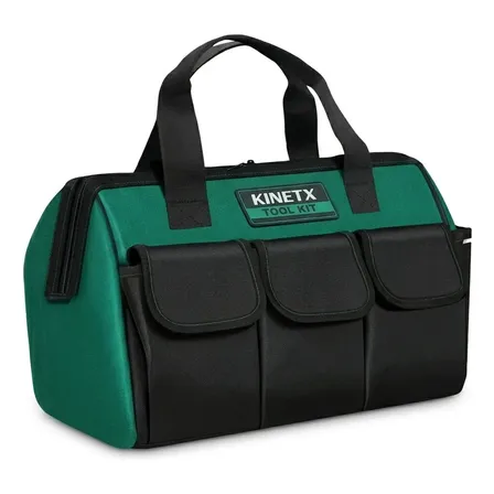 Bolsa De Ferramentas Kinetx 14 Pol Oxford Reforçada Verde