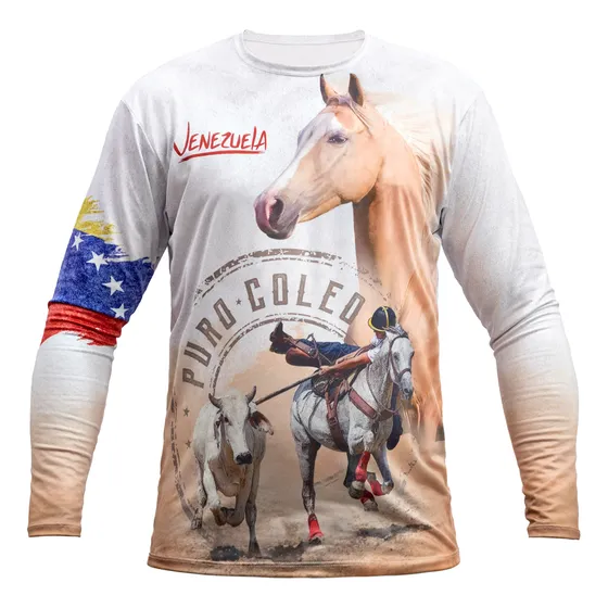 Niños Jerseys Llaneros Manga Larga Sublimado Tela Fría