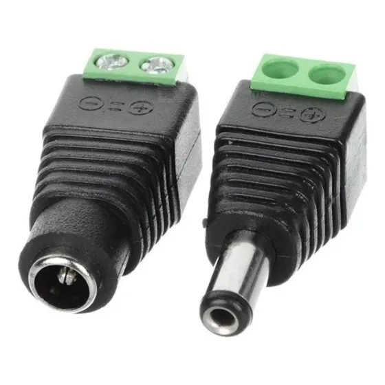Adaptador National De 1 National A 1 National Clicshop National Macho Y Hembra Par Negro De 4cm - Pack De 2 Unidades