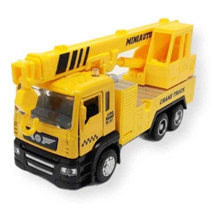 Miniatura Caminhão Guindaste Com Abertura Nas Portas E Som Miniatura Caminhão Guindaste Com Abertura Nas Portas E Som