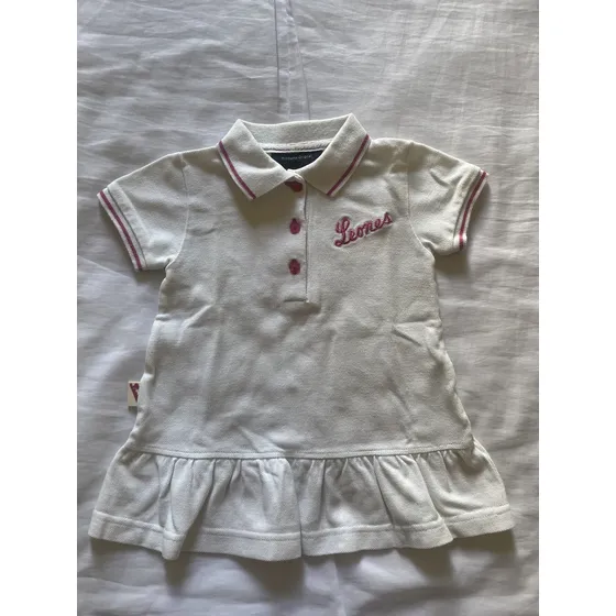Vestido Leones Del Caracas Niña Talla 18 Meses Blanco