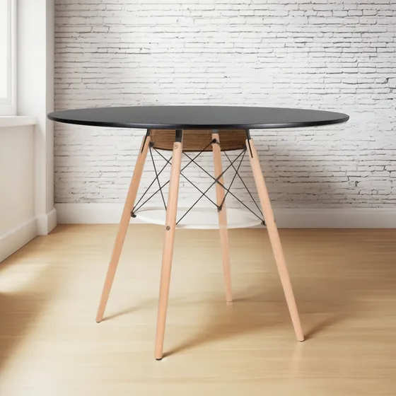 Mesa Eames De Madera Estilo Minimalista Moderno Multiusos