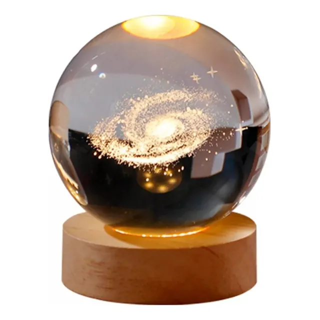 Esfera Diseño 3d Mini Lámpara De Luz Led Galaxia 553gx02