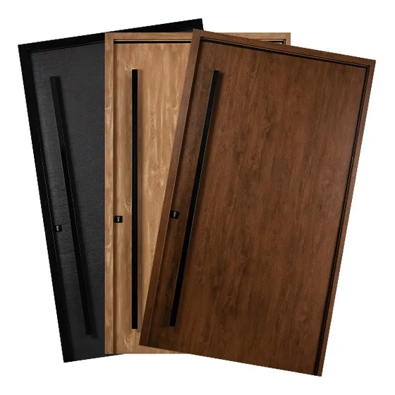 Puerta Pivotante Oblak 1300 Tekna 120x220 Negra/cedro/roble