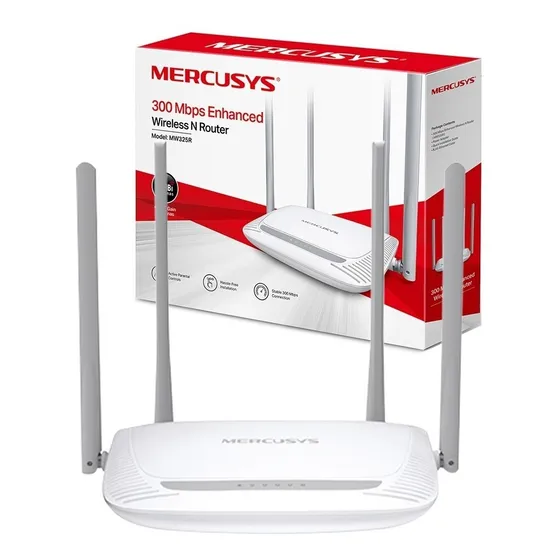 Router Wifi Mercusys Mw325r 300 Mbps 4 Antenas 5dbi