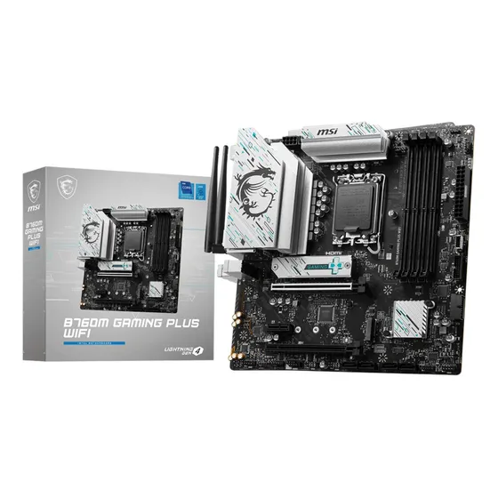 Board Msi B760m Gaming Plus Wifi (socket 1700) Color Negro