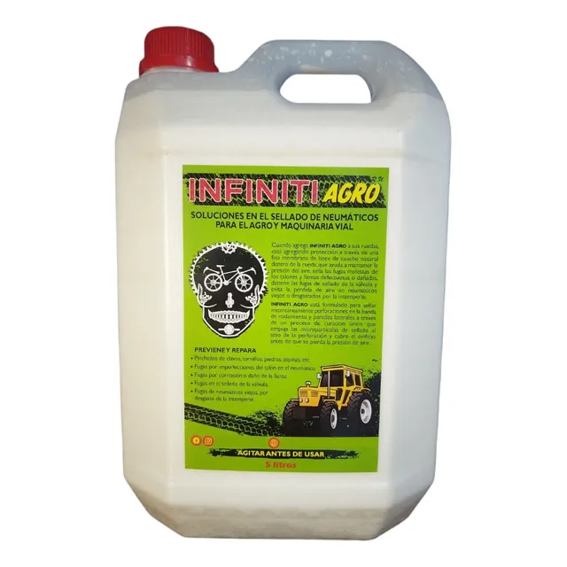 Liquido Sellador De Neumáticos  Agro Y  Maquinaria Vial X 5l