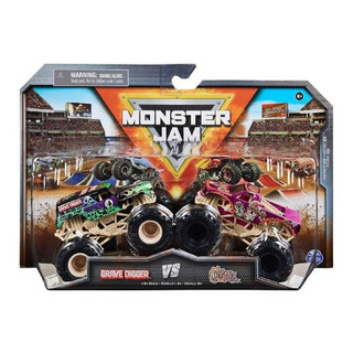 Monster Jam Vehiculo Grave Digger Vs Calavera Monster Jam Vehiculo Grave Digger Vs Calavera