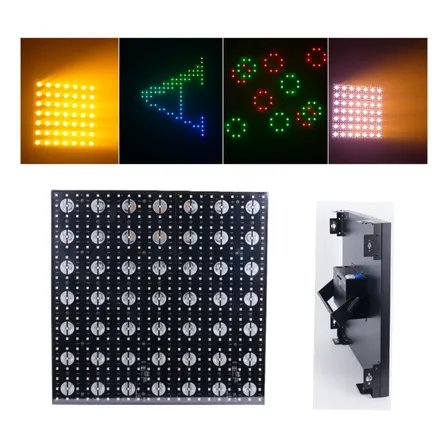 Lámpara De Lavado Gold Star Matrix De 2 Capas Con Haz Rgb De
