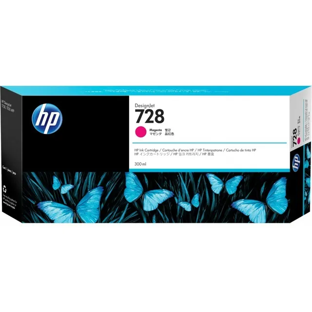 Cartucho De Tinta Hp F9k16a Color Magenta De 300 Ml