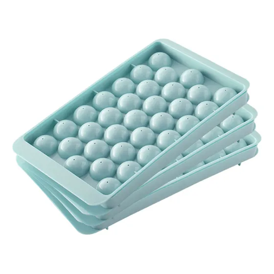 3pzs Charola De Plastico 3d Redondo Esfera Moldes Para Hielo