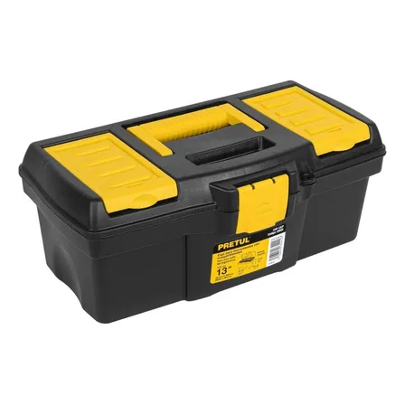 Pretul Chp-13cp Caja De Herramientas De Plástico 18cm X 33cm X 13cm Negra Negro