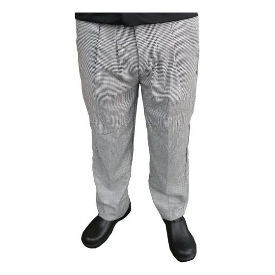 Pantalón Cocina Chef Pata De Pollo Gabardina Unisex