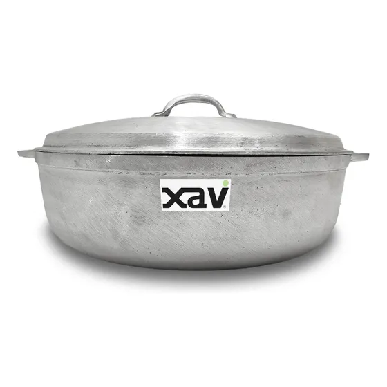 Caldero Olla Industrial Aluminio Freir 44x13cm 18lts Jk 7195