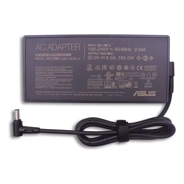 Cargador Original Asus 20v 9a 180w Adp-180tb H 6.0 X 3.7 Mm