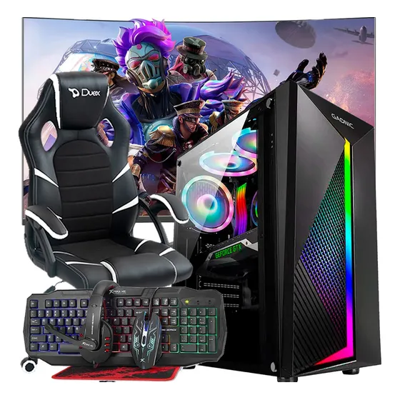Pc Gamer A8 Ssd 16gb Ram Kit Gamer Completo C/jogos Wifi