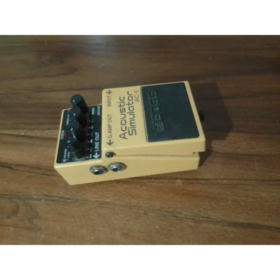 Boss Ac-3 Pedal Simulador Acústico, 4 Modos De Simulación