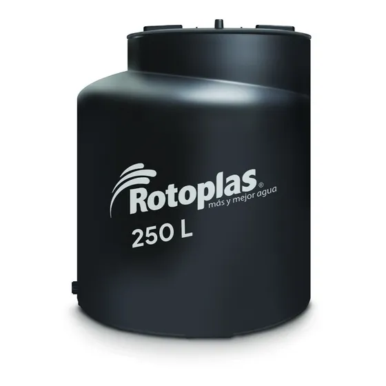 Tinaco Tamboplas De 250 Litros Rotoplas 500040 Negro