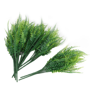 Hierba De Helecho De Imitación Verde, 12 Unidades, Simulació Hierba De Helecho De Imitación Verde, 12 Unidades, Simulació