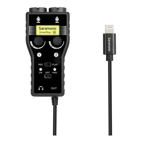 Interfaz de audio móvil de 2 canales, iOS - Conexión Lightning