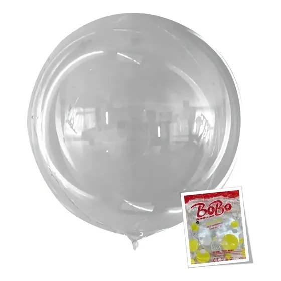 Paquete 50 Globos Burbuja 12 Pulgadas Bobo Pvc Transparentes