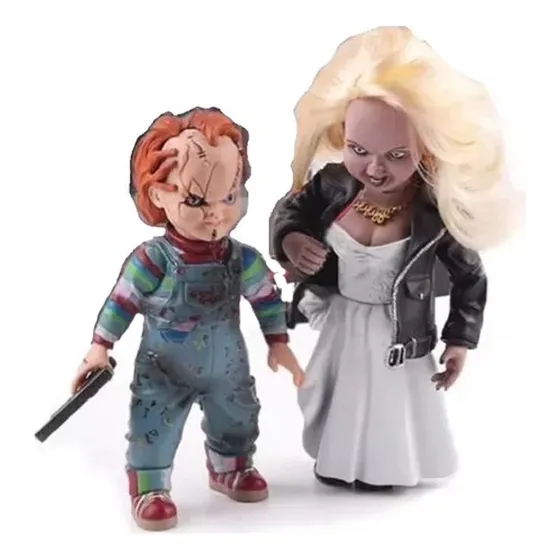 Chucky Y Tiffany Novia Set Doble S Toys Figura Terror Miedo